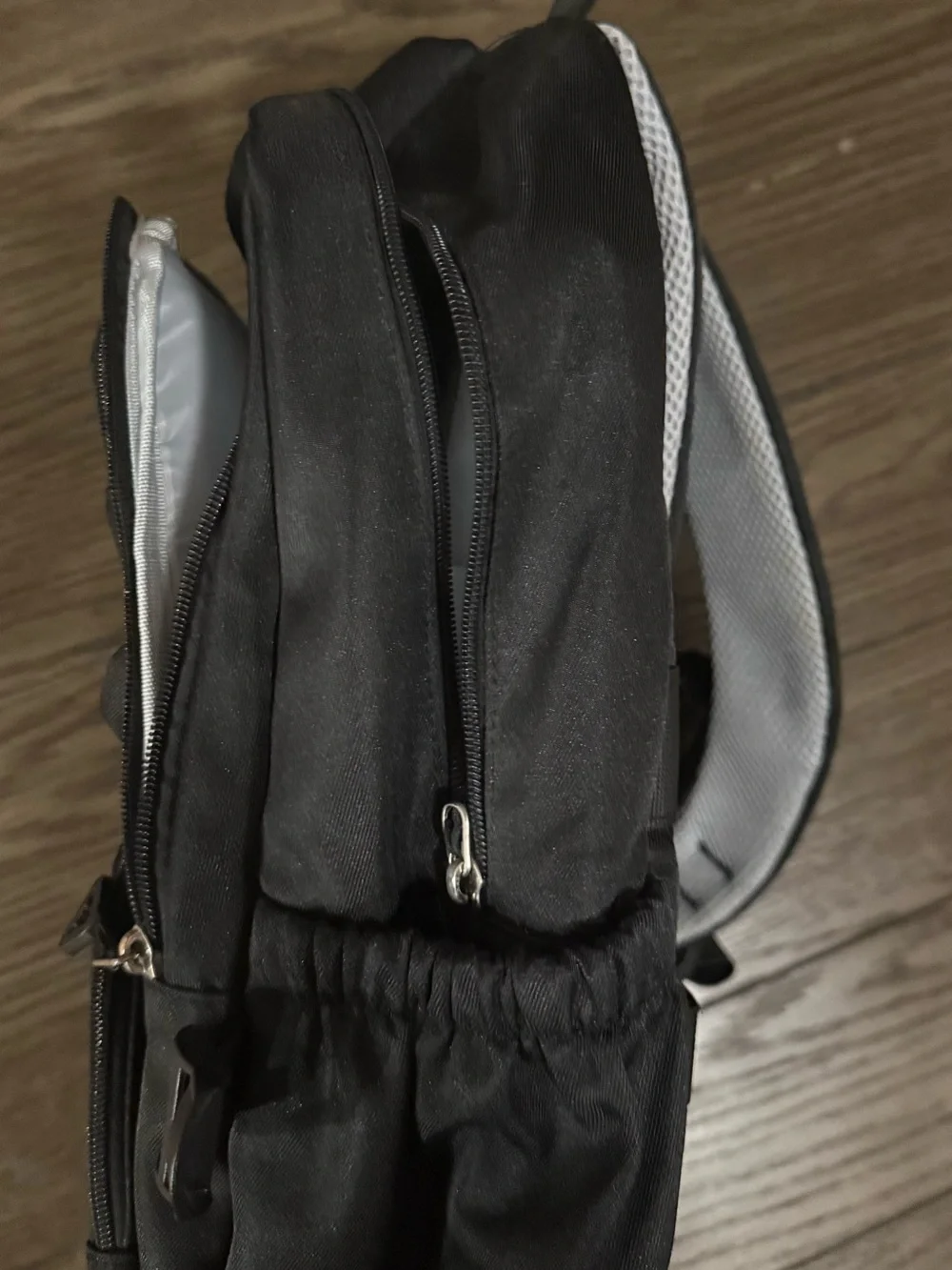 Black Men’s Multi-Pocket Backpack - Unbranded
